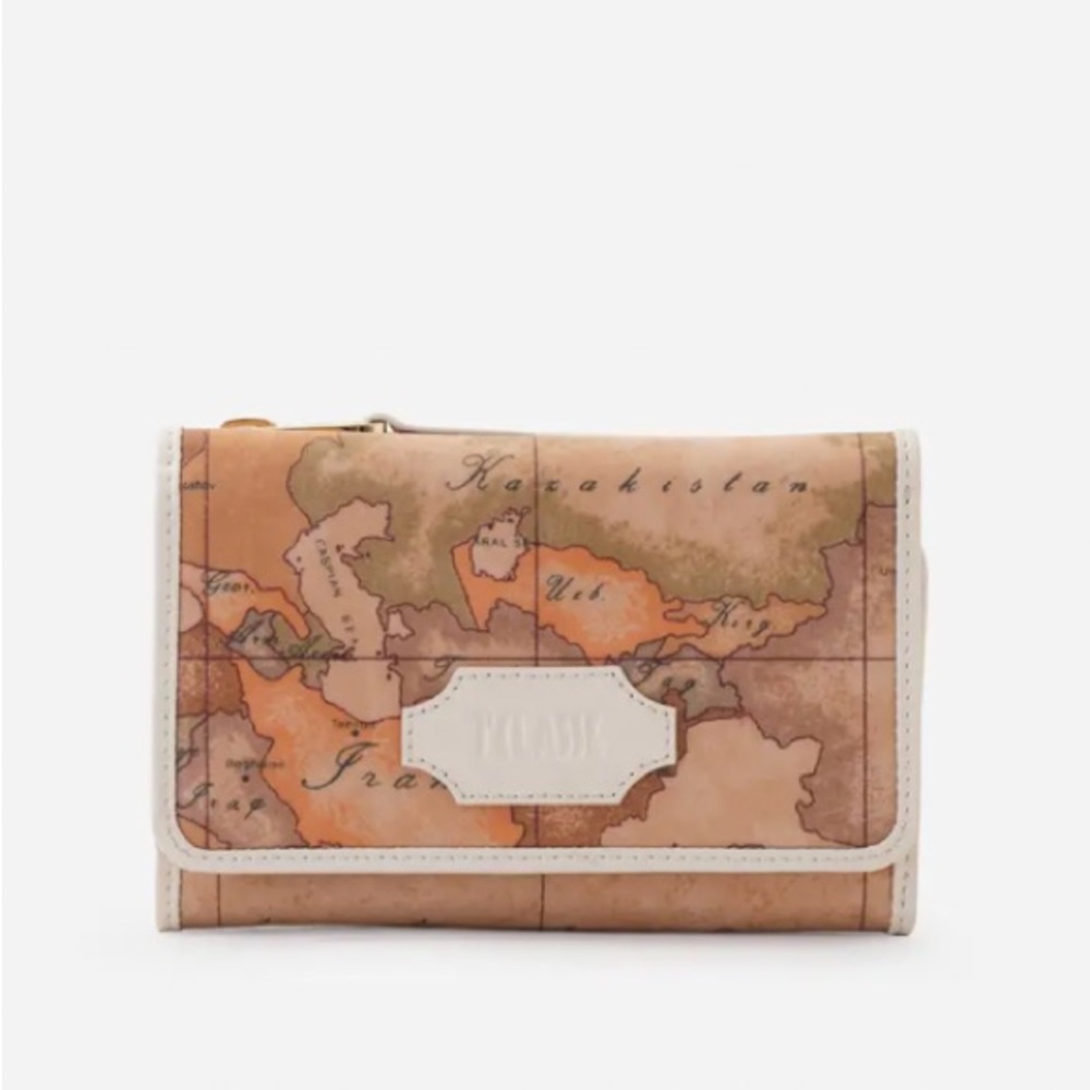 ALVIERO MARTINI Soft Fusion medium bifold wallet Ivory